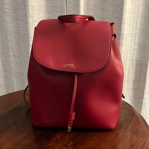 Ralph Lauren Leather Fashion Backpack